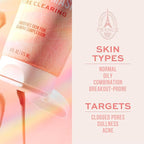 Freeman Exotic Blends French Pink Clay Peel-Off Face Mask, Pore Clearing Facial - Image 3