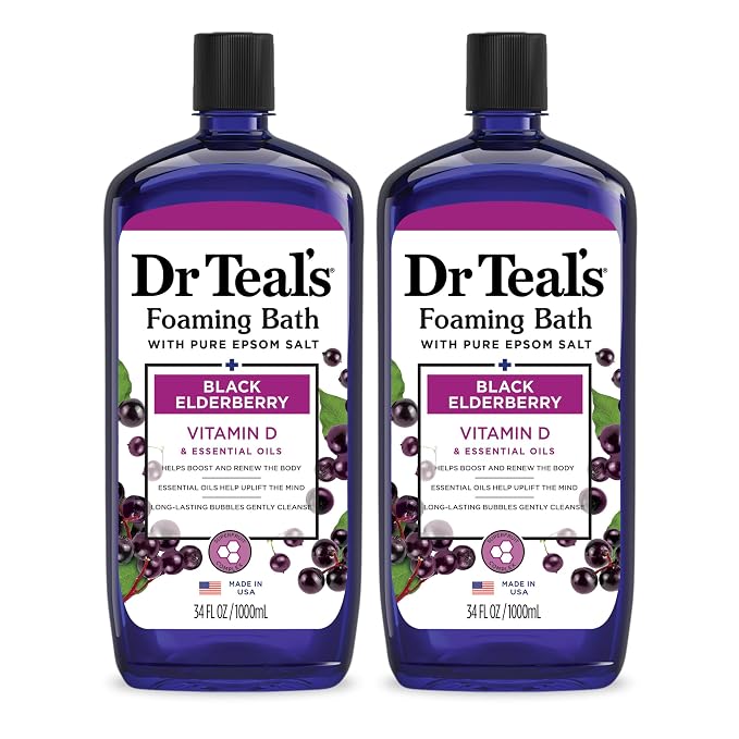 Dr Teal's Foaming Bath with Pure Epsom Salt, 34 fl oz by DrTeals