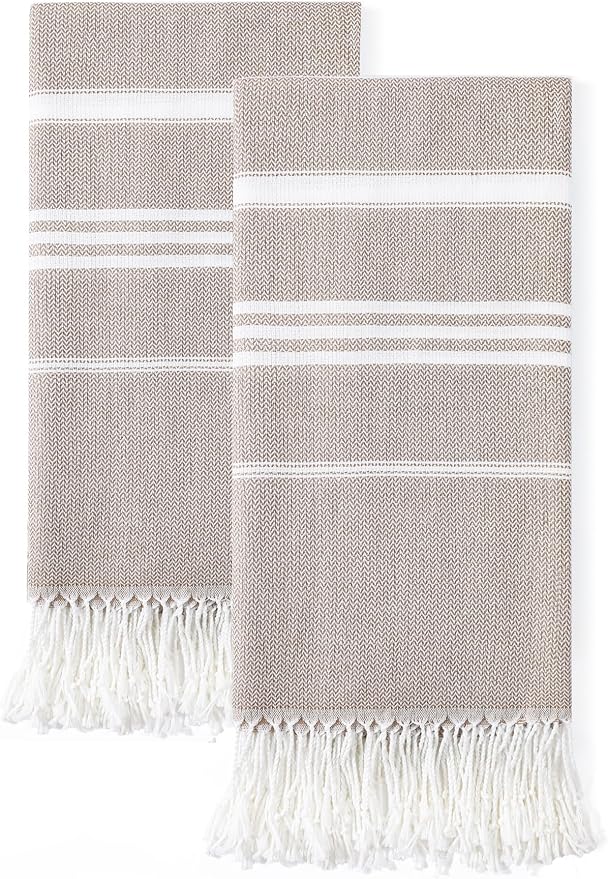 2 Packs Cotton Turkish Beach Towels Quick Dry Sand Free Oversized Bath Pool by ANTFUNYgivesmorechoices