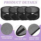 CIATBYYJ 4Pcs Mesh Hair Wraps, Thicker Soft Head Wraps - Image 6