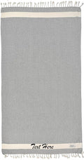 Personalized Embroidered Beach Towel | Throw Blanket, Easy Carry, Sand Free by LA%60HAMMAMFINELIVING