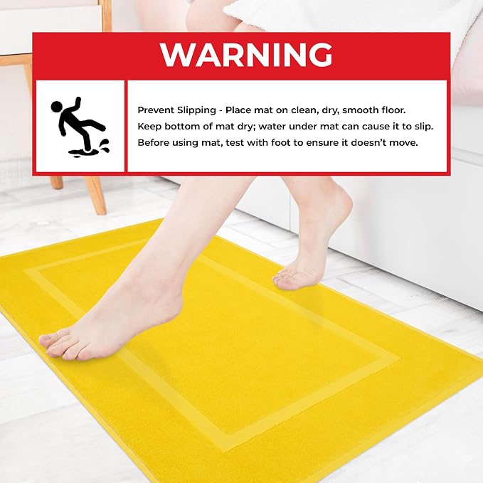 Cotton Paradise 100% Cotton Bath Mats - Image 4