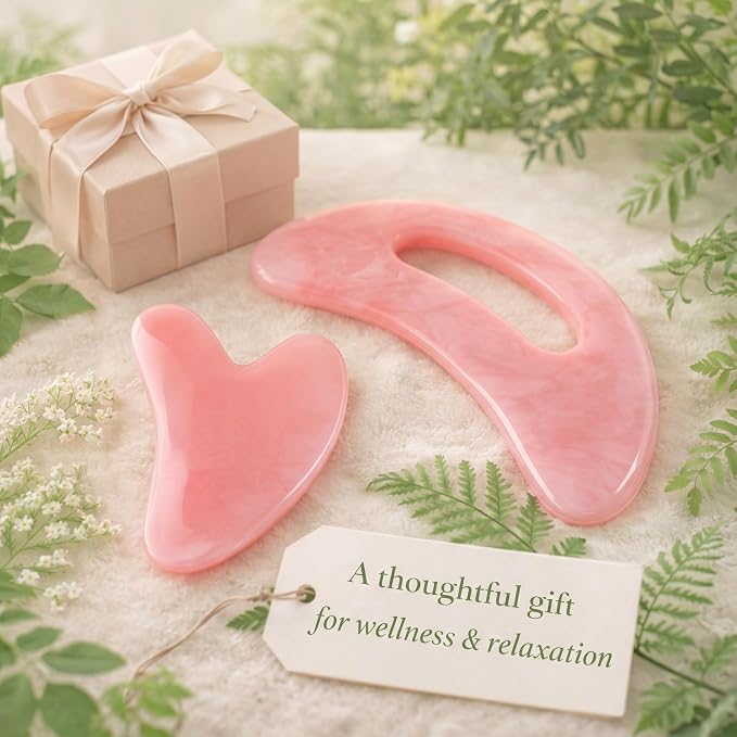 BBTO 2 Pcs Body Gua Sha Tool Large Resin Scraping Tools - Image 6