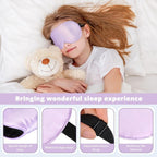 Kids Sleep Mask Eye Cover, 100% Real Natural Pure Silk Eye Mask - Image 3