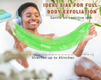 2 Pack African Net Sponge Exfoliating Body Scrubber Bath Sponge - Image 2
