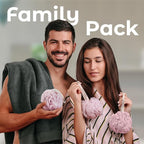 MainBasics Bath Shower Loofah Sponge Pouf Body Scrubber Exfoliator Body Wash - Image 7