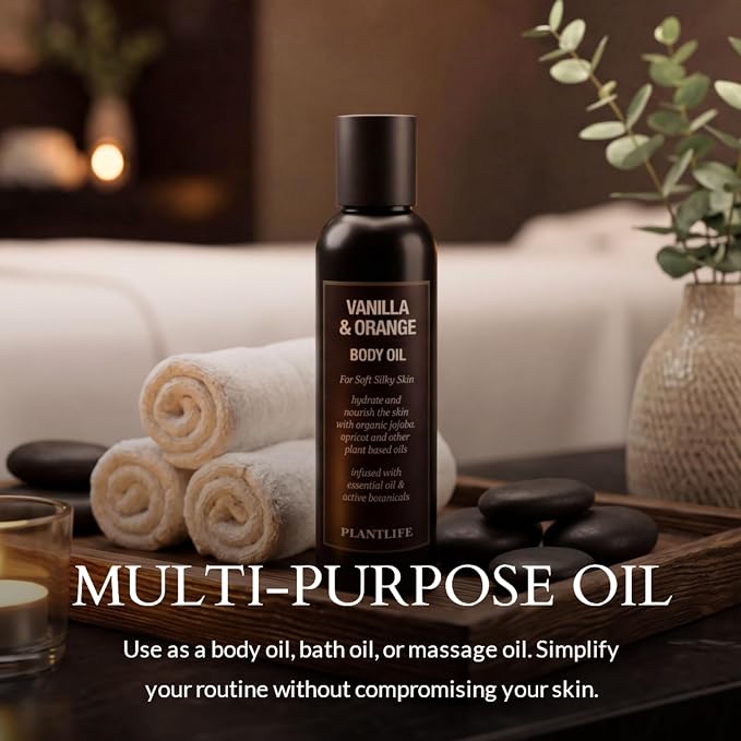 Plantlife Vanilla Orange Body Oil - Image 3