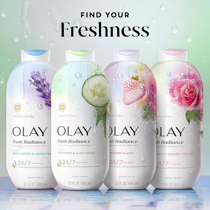 Olay Body Wash for Women, Fresh Radiance, 24/7 Skin-Loving Freshness, Visibly - Image 10