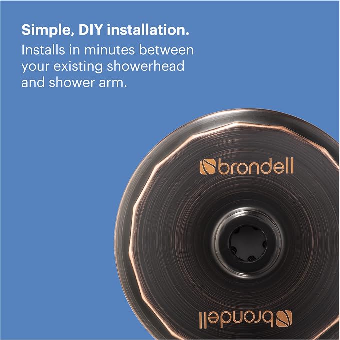 Brondell Shower Filter VivaSpring, Compact Rubbed Bronze – High Output - Image 7