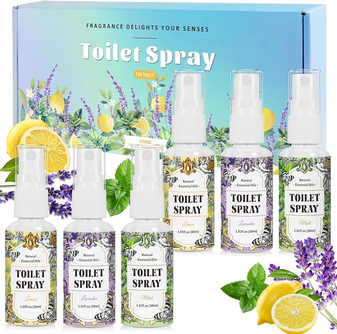 STRN Toilet Spray, Mint & Lavender Natural Scent, Portable Instant Odor - Image 7