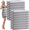 SmoothNovelty 16 Pack Microfiber Bath Towels Bulk 27'' x 60'' Oversized Size by SmoothNovelty