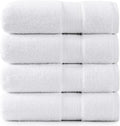 LANE LINEN 100% Cotton 4 Pack Bath Sheets by LaneLinen