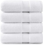 LANE LINEN 100% Cotton 4 Pack Bath Sheets by LaneLinen