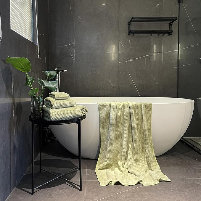 Extra Large Bath Towels Set for Bathroom 30x60 Inches Super Soft Light Weight - Image 2