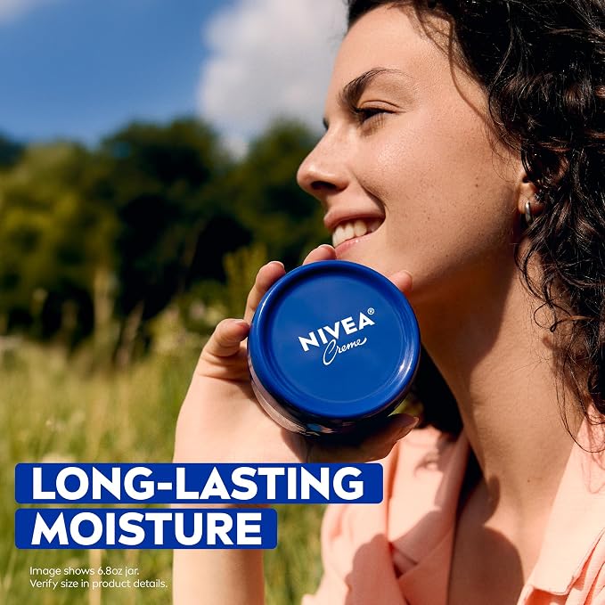 NIVEA Creme Face, Hand and Body Moisturizer Cream, Rich Body Cream - Image 3