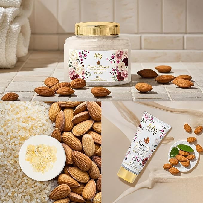 Mother's Day Gift Basket 17Piece Honey Almond Spa Gift Basket - Image 8