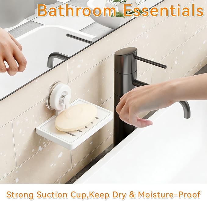 SUOXING 2 Pack Bar of Soap Holder - Image 6