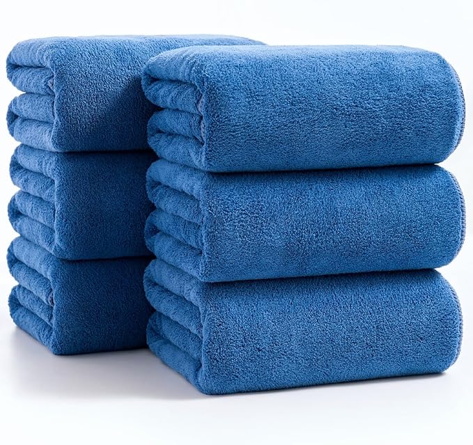sakano 6-Piece Microfiber Bath Towel Set by Unknown