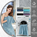 4 Piece Extra Large Bath Towel 35"x70" Oversized Bath Sheet Bath Towel Set - Image 6