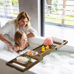 Luxury Teak Bathtub Tray - Image 2