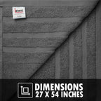 Infinitee Xclusives 100% Cotton Luxury Bath Towels Set of 2 - Image 7