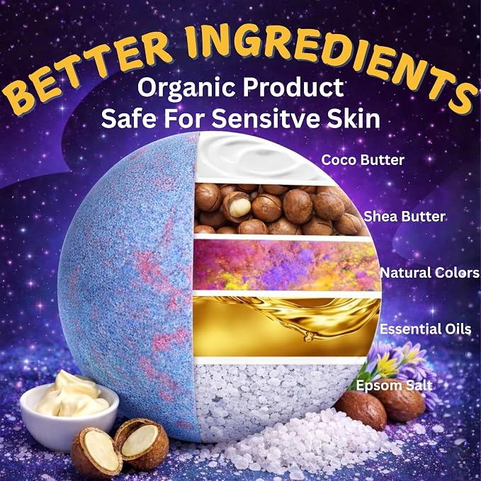 EvolutionUSA 6 Space Bath Bombs - Image 6