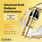 COSRX Snail Mucin 74% + Niacinamide 5% Dual Essence, Anti Aging Face Serum - Image 2