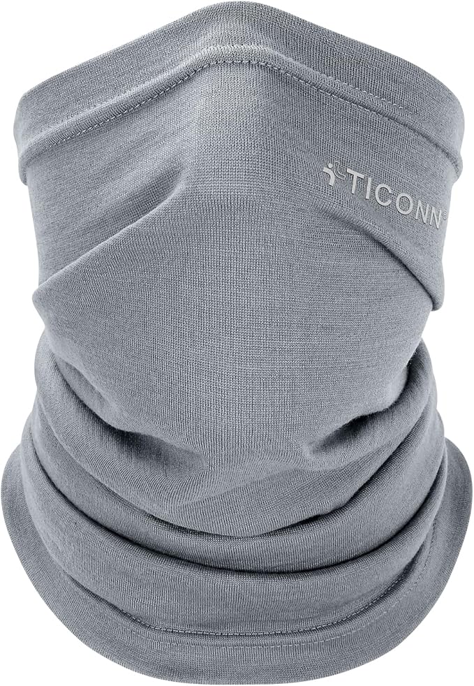 TICONN Neck Gaiter Face Cover Scarf, Neck Warmer Breathable Sun & Wind-proof by TICONN