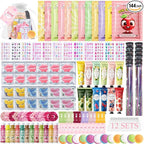 144 Pcs Spa Party Decorations for Girls, Spa Birthday Party Supplies Include by Unknown