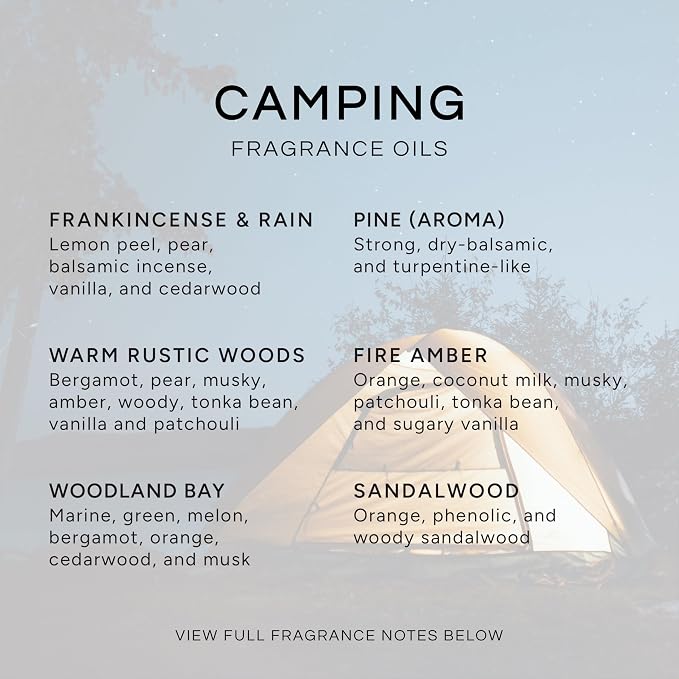 Eternal Essence Oils Camping Set of 6 Premium Fragrance Oils - Image 2
