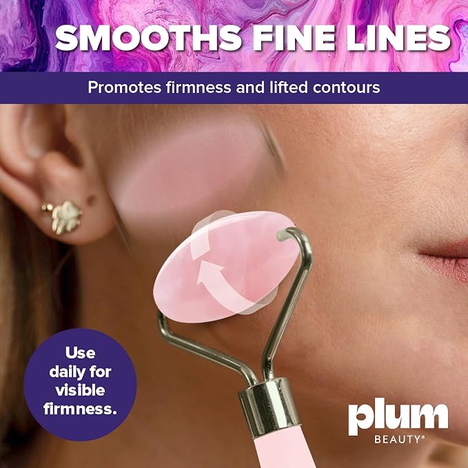 Rose Quartz Face Roller - Image 4