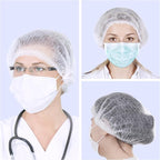 TaShow 120 Pcs Disposable Bouffant Caps, 21 Inches Hair Nets - Image 5