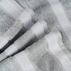 CASA COPENHAGEN Solitaire 6Pcs 100% Egyptian Cotton Large Designer Towels Gift - Image 8