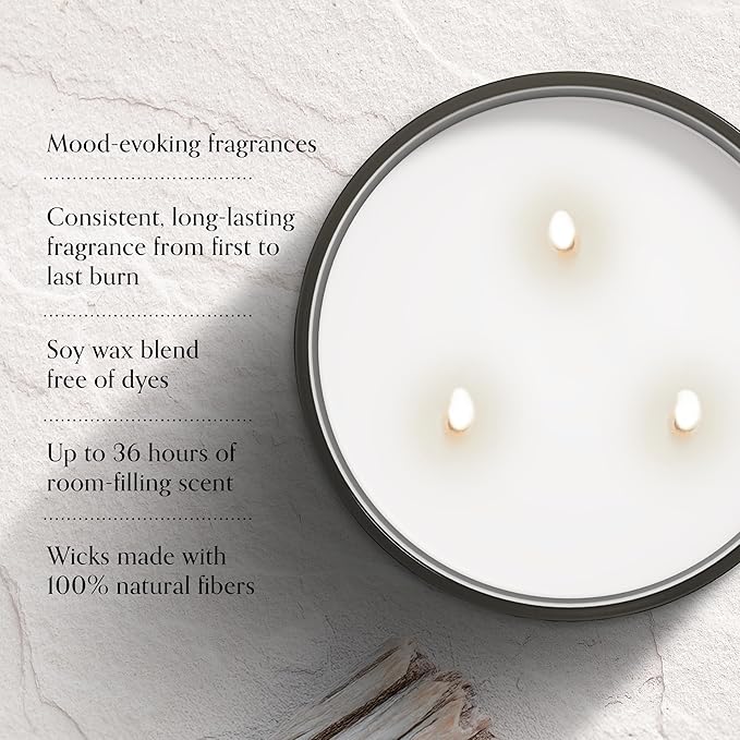 Chesapeake Bay, 14.5oz Salted Sands Scented Candle, Mood Evoking Fragrance - Image 6