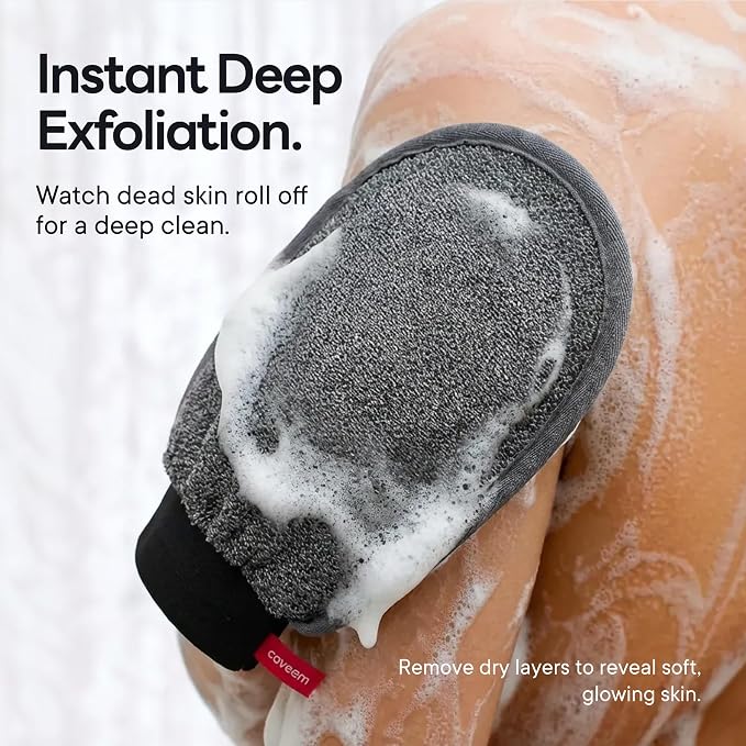 Caveem Exfoliating Mitt, Body Scrubber - Image 2