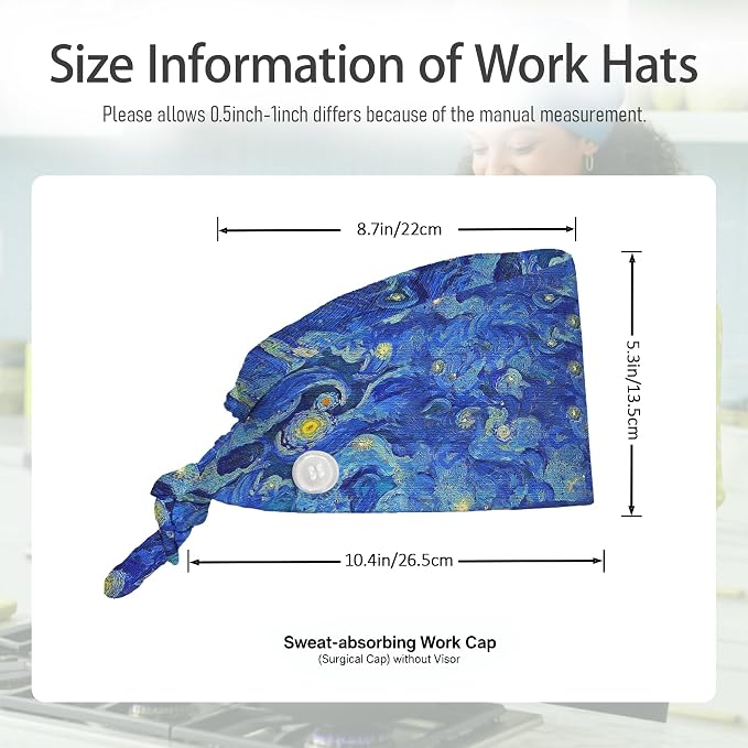 2 Pcs Working Cap with Sweatband - Image 4