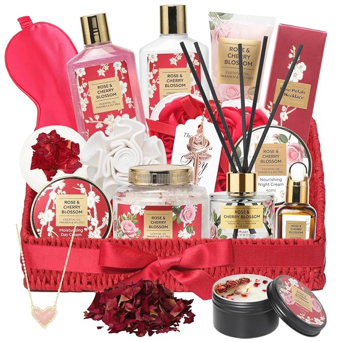 25Pcs Mothers Day Gift Basket for Women, Gifts for Women by LILYROY