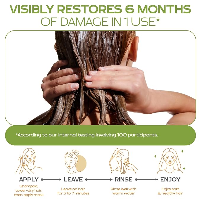 Keratin Hair Mask for Dry, Damaged or Long Hair - Image 5