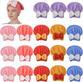18 Pcs Hair Drying Caps with Cute Bow Fast Drying Soft and Absorbent Wet Hair by Unknown