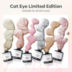 modelones Cat Eye Gel Nail Polish Set, Holographic Glitter 6 Colors - Image 3
