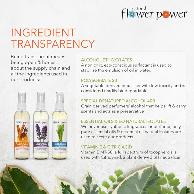 Natural Flower Power Air Freshener Spray - Image 4