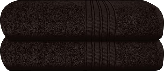 BOUTIQUO Cotton 2 Pack Bath Towel Set 28x55, Eco-Friendly Large Bath Towels by BOUTIQUO