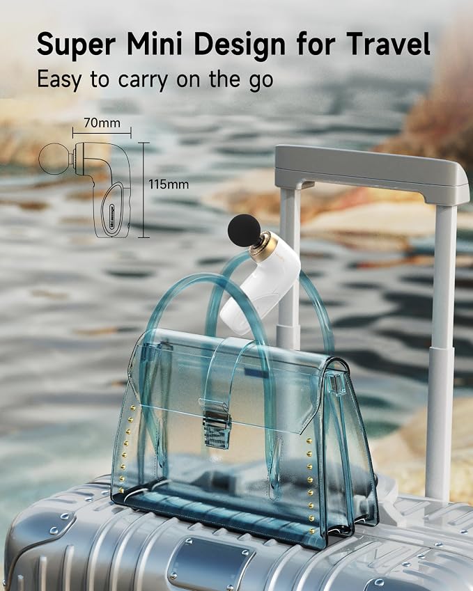HEYCHY A1 Super Mini Massage Gun, Percussion Deep Tissues Muscle Massager - Image 7