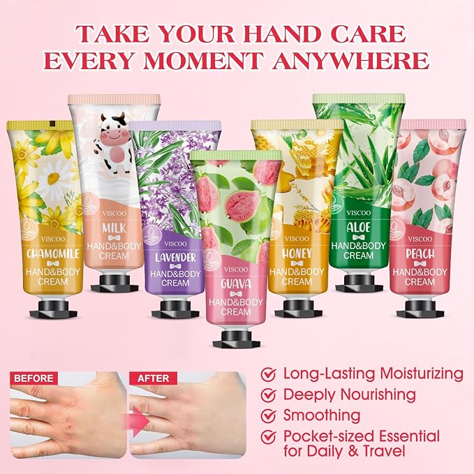VISCOO 7 Pack Hand Cream Gifts Set - Image 3