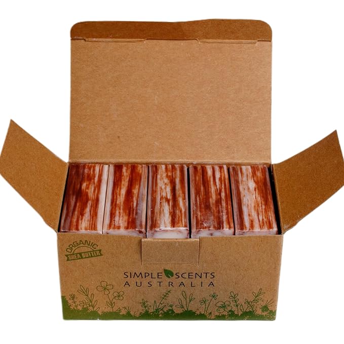 Simple Scents Australia Patchouli Scented Natural Soap Bars, 3.5oz Moisturizing - Image 2