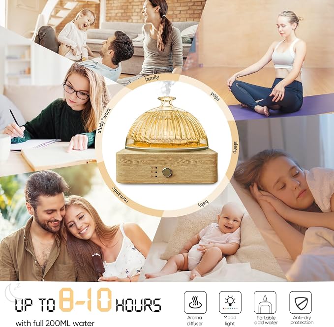 Glass Dome Essential Oil Diffuser - Image 6