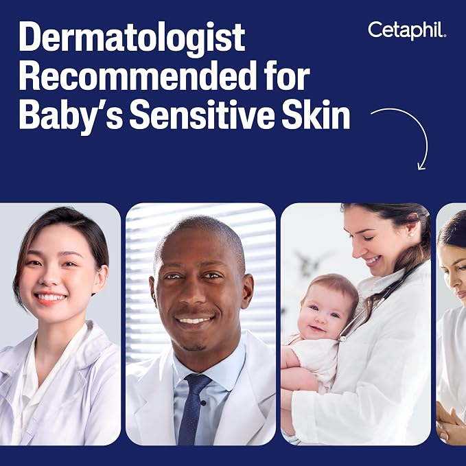 Cetaphil Baby Wash & Shampoo Plus Body Lotion, Healthy Skin Essentials - Image 7