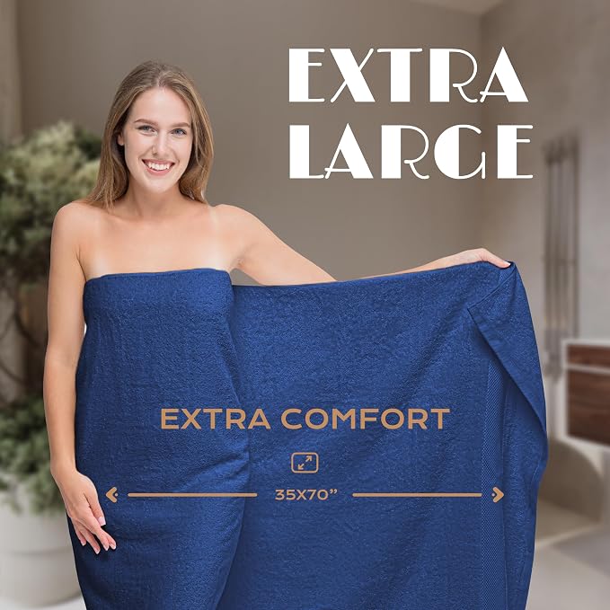 Luxury Soft Bath Sheet Towels Set - Image 4