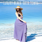 RAY SILVER Turkish Beach Towel – 100% Turkish Cotton 40"x71" Quick Dry - Image 2