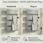 Electric Towel Warmer, Heated Towel Rack - Image 4